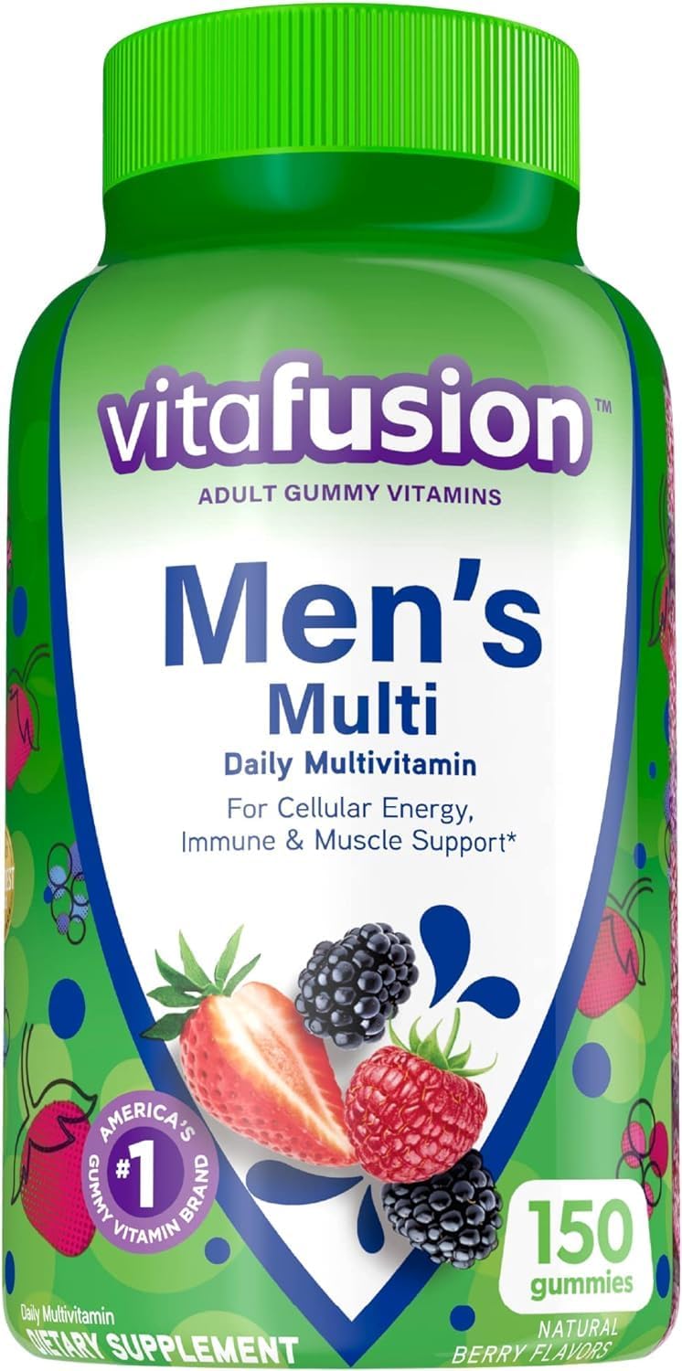 Vitafusion Multivitamínico en Gominolas para Hombres - 150 Gominolas