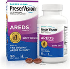 PreserVision AREDS Eye Vitamins, Multivitamin with Copper, Vitamins A, C & E, Zinc Supplement, 90 Softgels