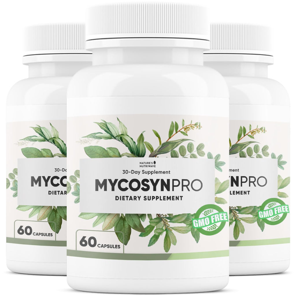 Mycosyn Pro - Suplemento Natural con Vitamina C, Folato y Biotina | 60 Cápsulas