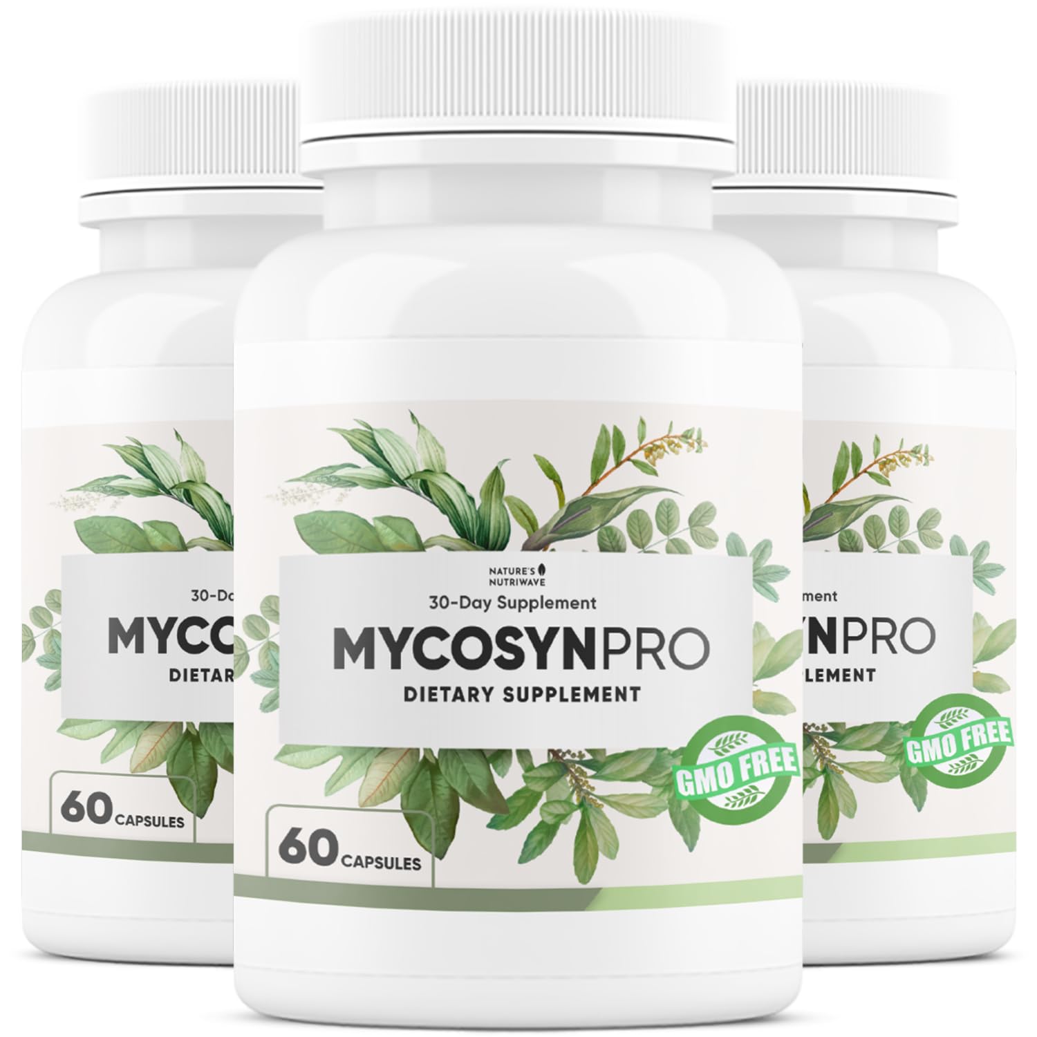 Mycosyn Pro - Suplemento Natural con Vitamina C, Folato y Biotina | 60 Cápsulas