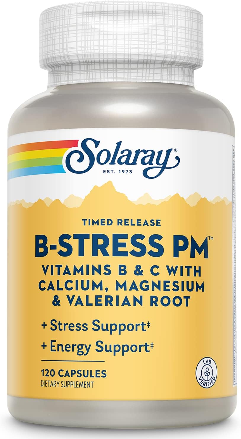 SOLARAY B-Stress P.M. - 120 Cápsulas