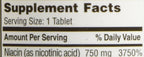 ENDUR-ACIN - Niacina B3 de Liberación Prolongada - 750 mg - 200 Comprimidos