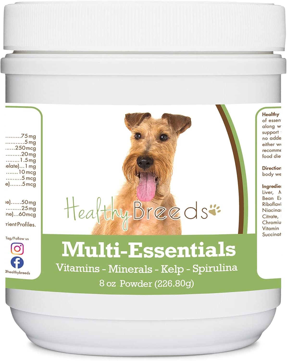 Healthy Breeds Multi-Essentials – Suplemento Multivitamínico en Polvo para Perros (227 g)