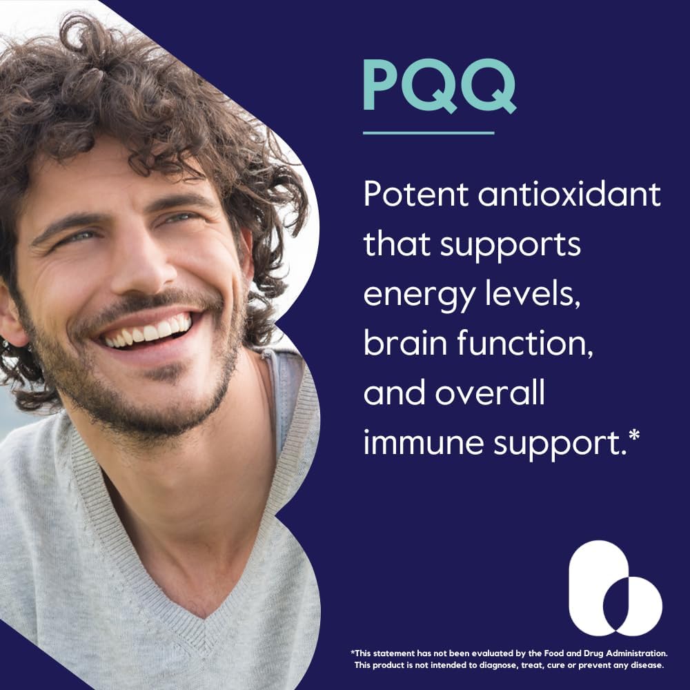BESTVITE PQQ 40mg - 120 Cápsulas Vegetarianas