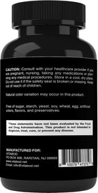 Vitabod Ácido Fólico 1 mg (1000 mcg) - 500 Comprimidos Veganos