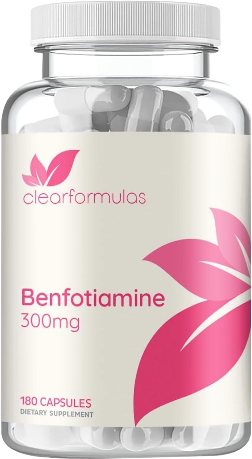 Clear Formulas Benfotiamina 300mg - Alta Absorción
