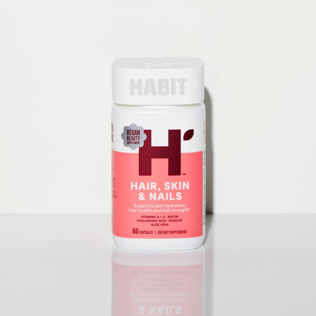 Habit Hair, Skin & Nails Complemento para Cabello, Piel y Uñas - 2 Paquete (120 Cápsulas)