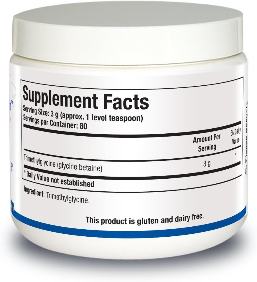 Biotics Research TMG Powder – Trimetilglicina (Betaína) en Polvo 240g