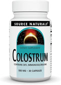 Source Naturals Colostrum 30% Inmunoglobulinas - 30 Cápsulas