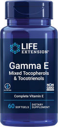 Life Extension Gamma E - Tocoferoles Mixtos y Tocotrienoles, 60 perlas blandas