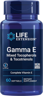 Life Extension Gamma E - Tocoferoles Mixtos y Tocotrienoles, 60 perlas blandas