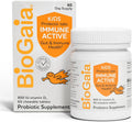 BioGaia Immune Active Kids | Probiótico + Vitamina D | Salud Digestiva e Inmune | 60 Comprimidos Masticables