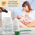 GreenPeach Gotas Orgánicas de Vitamina D para Bebés e Infantes - Vegetariano, Sin Azúcar ni Saborizantes, No GMO - Pack de 1