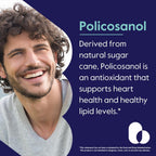 BESTVITE Policosanol 25mg (180 Cápsulas Vegetales) - Sin Estearatos - Vegano - No Transgénico - Sin Gluten