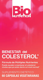 Bio Nutrition Bienestar del Colesterol 60 Cápsulas Vegetarianas