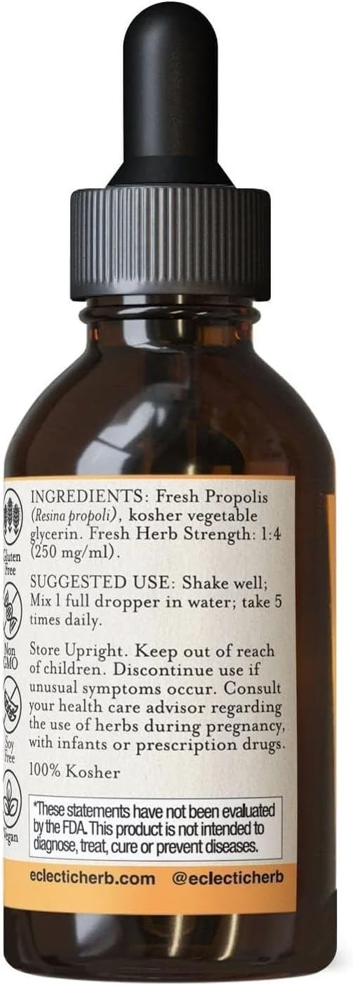 Eclectic Institute Propolis G, Naranja, 60 ml