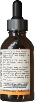 Eclectic Institute Propolis G, Naranja, 60 ml