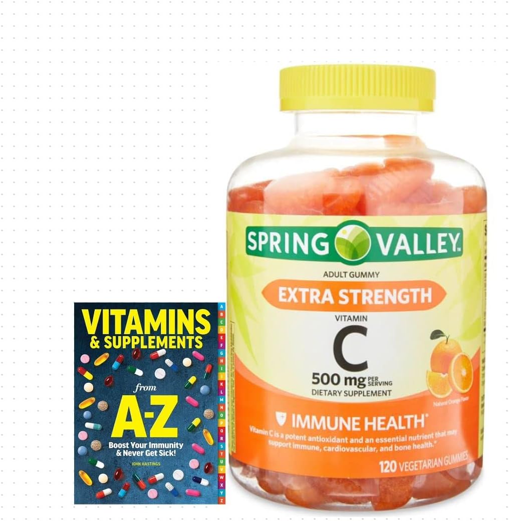 Spring Valley Vitamina C Extra Strength, 500 mg Gomitas Vegetarianas, 120 Ud.