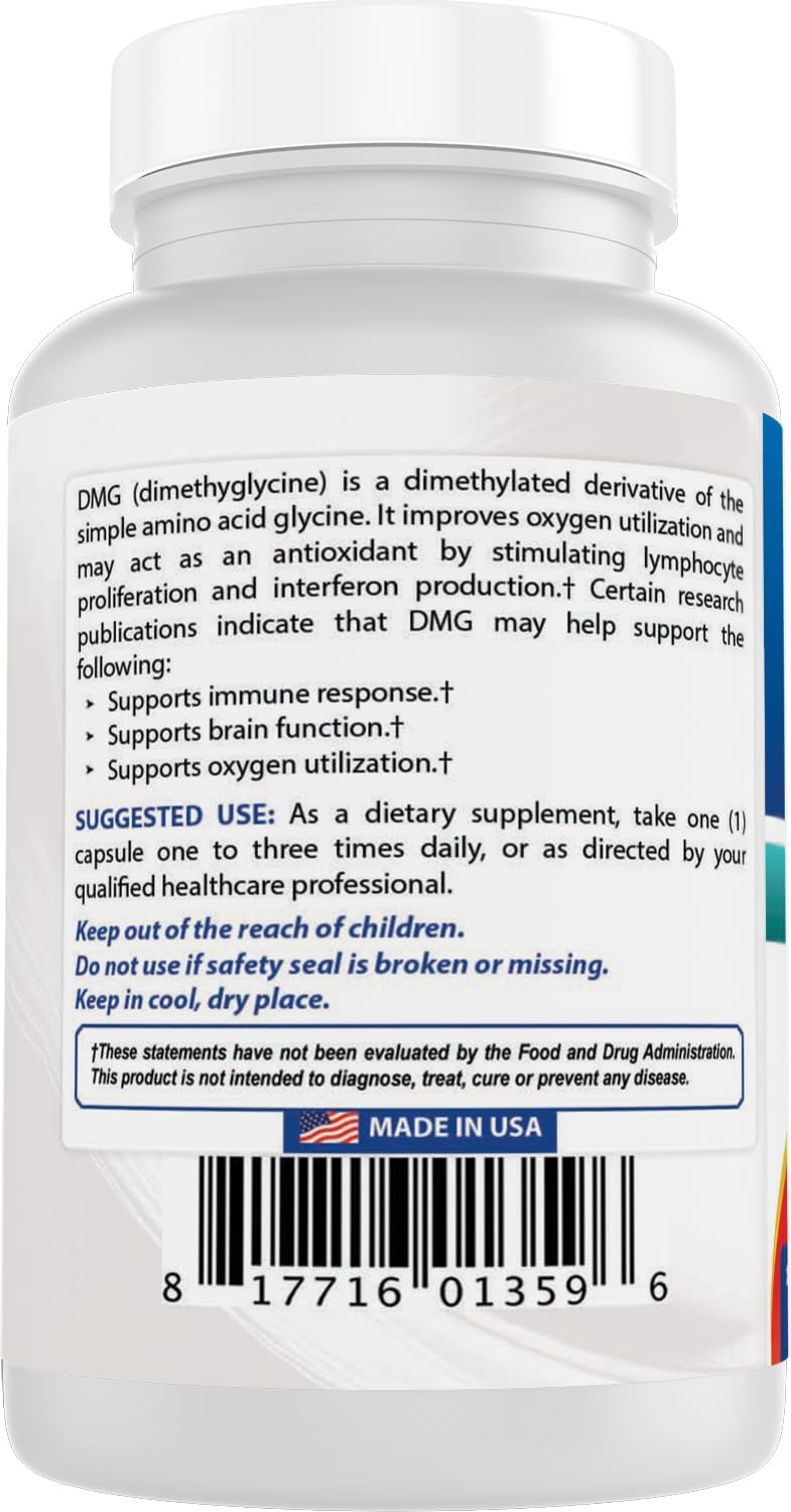 Best Naturals DMG 125 mg - 120 Cápsulas