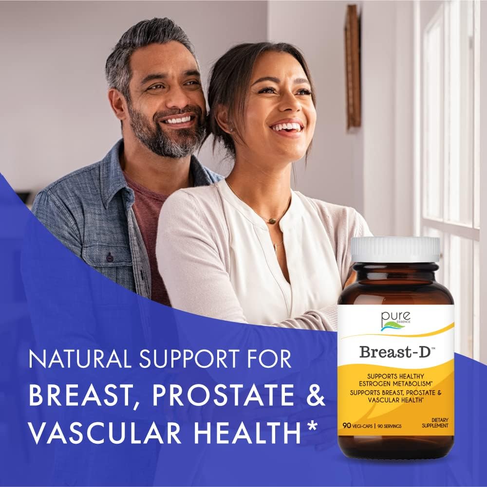 Breast D - Complemento Alimenticio con Vitamina D3, Calcio, Té Verde y Licopeno, 90 Cápsulas