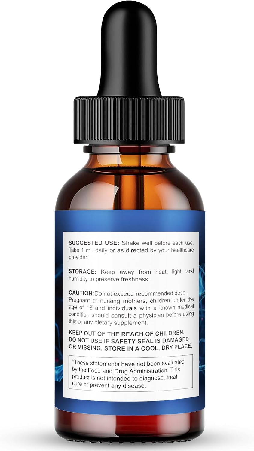 Nu Nerve Drops - Suplemento Líquido para la Salud Nerviosa (Pack de 5)
