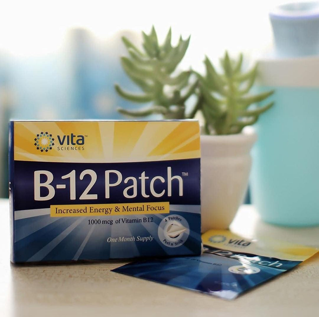 Vita Sciences Aplicación de Vitamina B12 - Fórmula Extra Fuerte, 1000mcg, Pack de 3