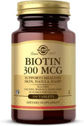 Solgar Biotina 300 mcg, 100 Comprimidos