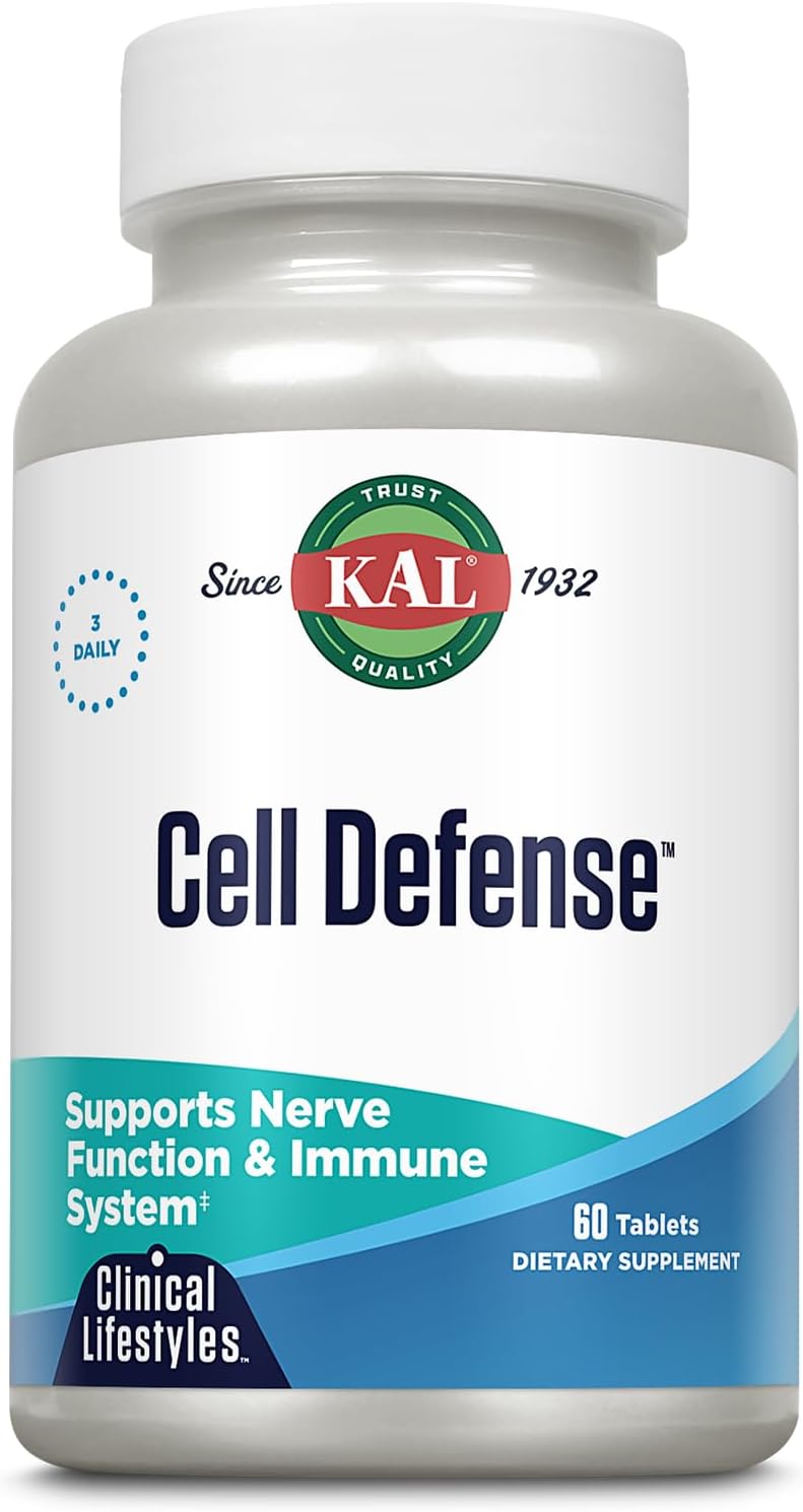 KAL Cell Defense – Complejo de Hongos y Vitaminas para el Bienestar Celular (60 Comprimidos)