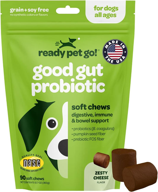 Masticables probióticos para perros con calabaza y enzimas digestivas | 90 unidades