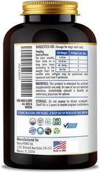 NaturPAWS Omega 3 para Perros y Gatos - 1000 mg de DHA y EPA - Apoya Piel, Pelaje, Articulaciones, Corazón y Sistema Inmunológico - 180 Cápsulas Blandas