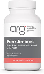 ARG Free Aminos - Free-Form Amino Acid Complex with 5-HTP - 100 Vegetarian Capsules