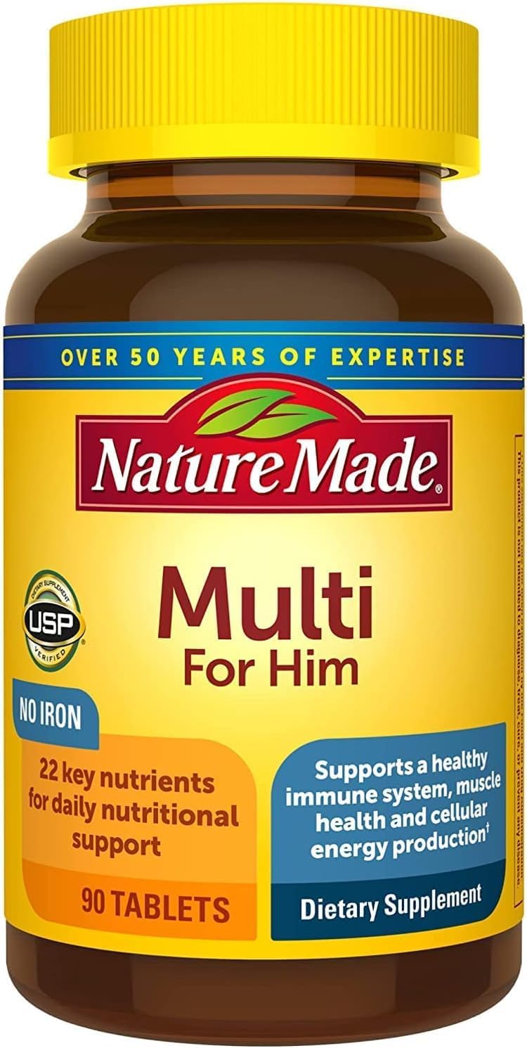 Nature Made Multi For Him 90 Comprimidos (Pack de 4)