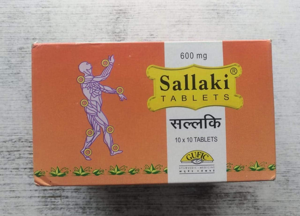 Gufic Sallaki Comprimidos 600 mg (10 comprimidos) Pack de 3