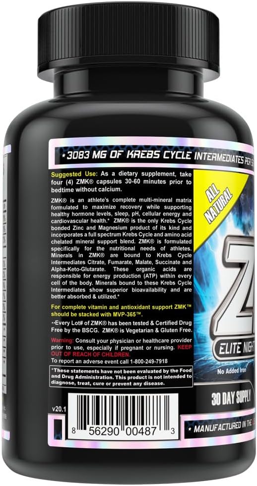 MST ZMK - Zinc y Magnesio con Quelatos Krebs