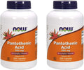 Now Foods Ácido Pantoténico 500 mg, 250 Cápsulas (2 Pack)