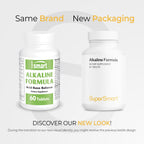 Supersmart Alkaline Formula - Fórmula Avanzada con Fosfato de Potasio, Calcio y Citrato de Magnesio - Equilibrio del pH - 60 Comprimidos