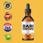 Bari Drops Suplemento Líquido Multivitamínico y Mineral (2 Envases de 60 ml, 2 Meses de Suministro)