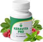 Keravita Pro – Vitamina C, E, Té Verde, Cúrcuma y Complejo de Setas – 60 Cápsulas, 1 Mes de Suministro