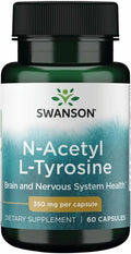 Swanson N-Acetil L-Tirosina 350 mg - 60 Cápsulas