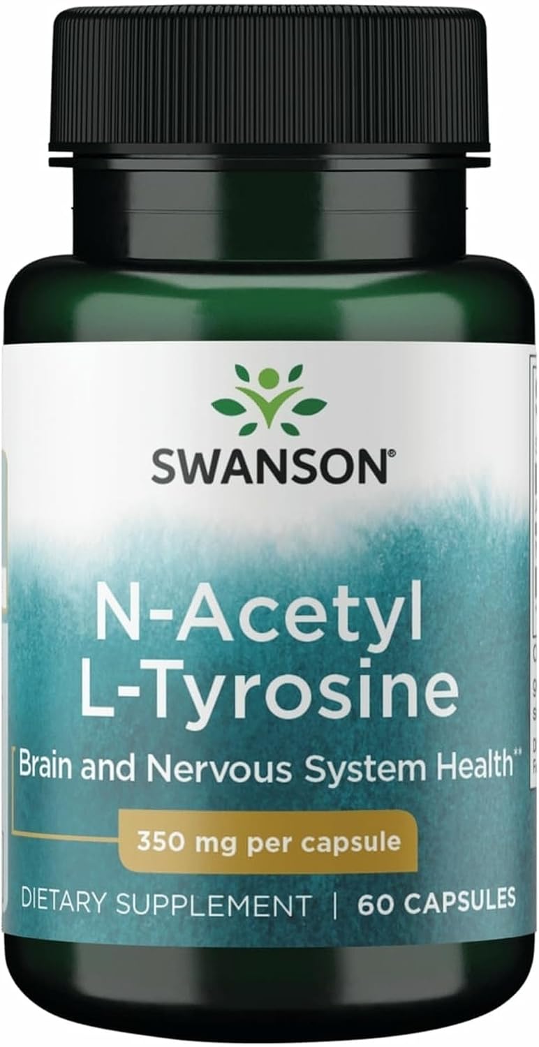 Swanson N-Acetil L-Tirosina 350 mg - 60 Cápsulas