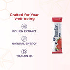 Youngevity Pollen Burst Energy Drink - Fresa Acai, 30 sobres