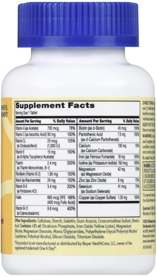 Foster & Thrive One Daily Multivitamínico para Mujeres, 100 Comprimidos