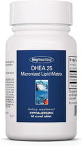 Allergy Research Group DHEA 25 mg Micronizado - Matriz Lipídica - 60 Cápsulas