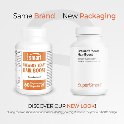SuperSmart Brewer's Yeast Hair Boost – Zinc (bisglicinato): Forma quelada de alta absorción que favorece la – Image 2