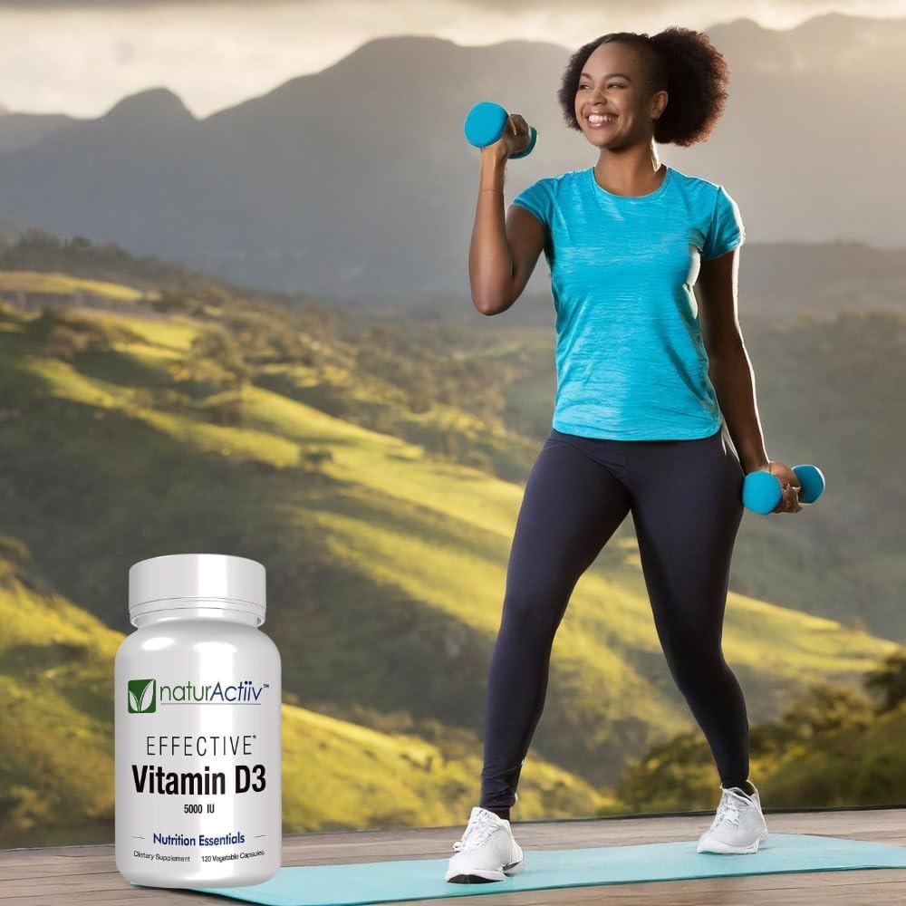 naturActiiv Organic Vitamin D3 125 mcg (5000 IU) - Mini-Capsules