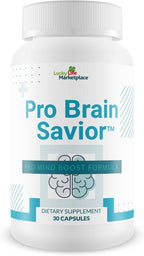 Pro Brain Savior – Suplemento Nootrópico con Bacopa, Niacina, Cafeína y L-Teanina para Memoria, Enfoque y Claridad Mental