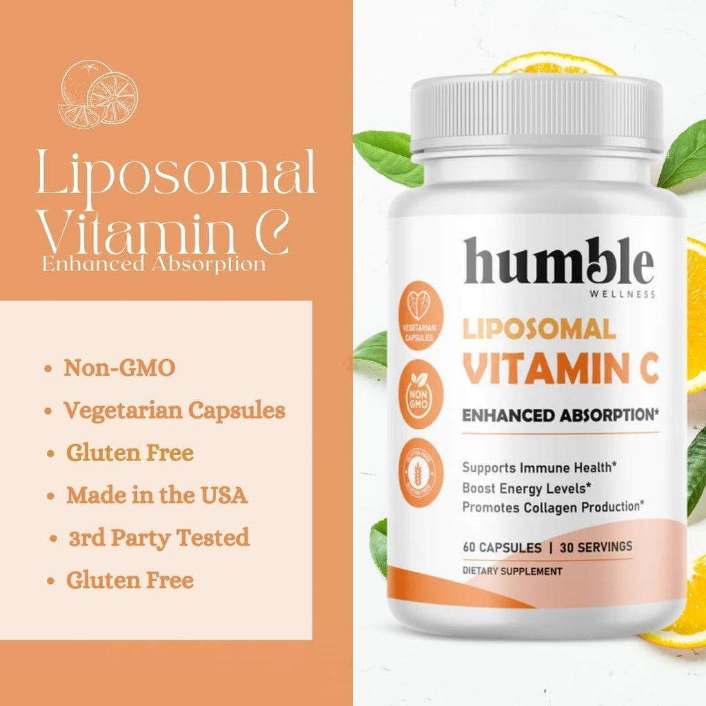 Humble Liposomal Vitamin C - Fórmula de Absorción Avanzada