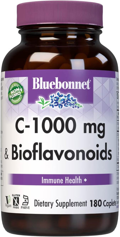Bluebonnet Nutrition C-1000 mg con Bioflavonoides Cítricos, 180 comprimidos – Image 1