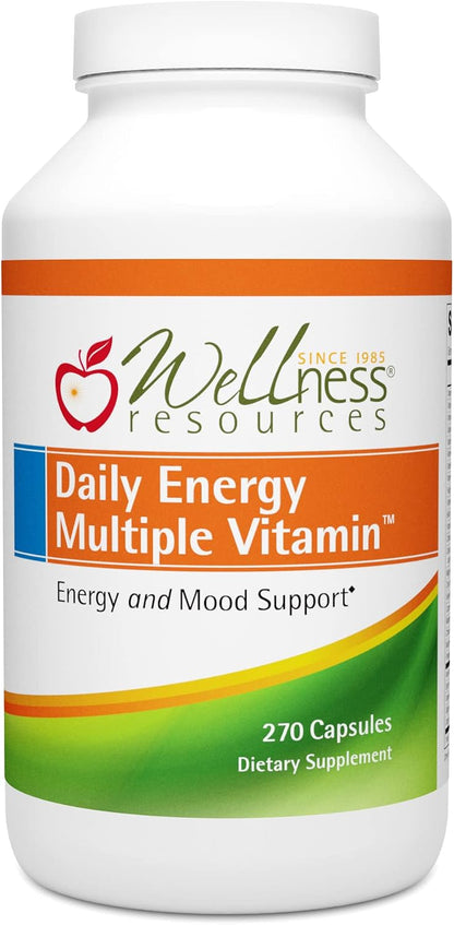 Wellness Resources Daily Energy Multiple – Vitaminas antioxidantes: Betacaroteno (precursor de vitamina A), – Image 6