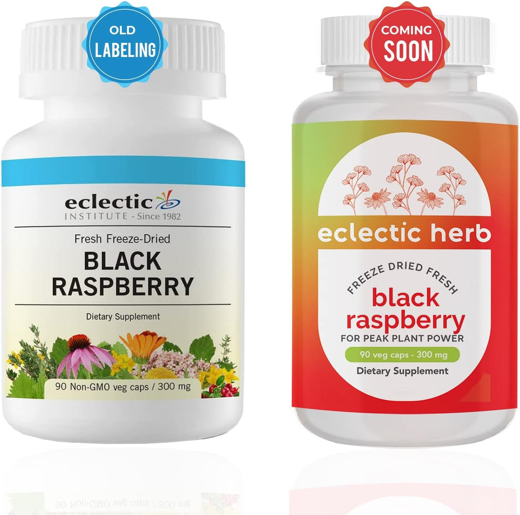 Eclectic Black Raspberry FDV - Frambuesa Negra Liofilizada, 90 Cápsulas